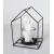 Lampion Metalowy, Domek, Szary, Skandynawski Styl